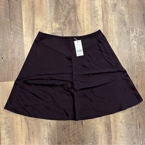 BODEN Satin Bias-Cut Mini Skirt